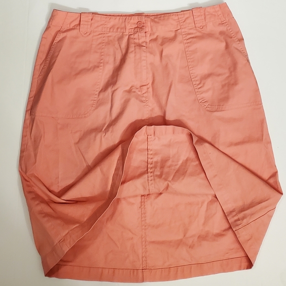 Talbots Womens Pink Salmon Skirt 18 - Picture 7 of 10
